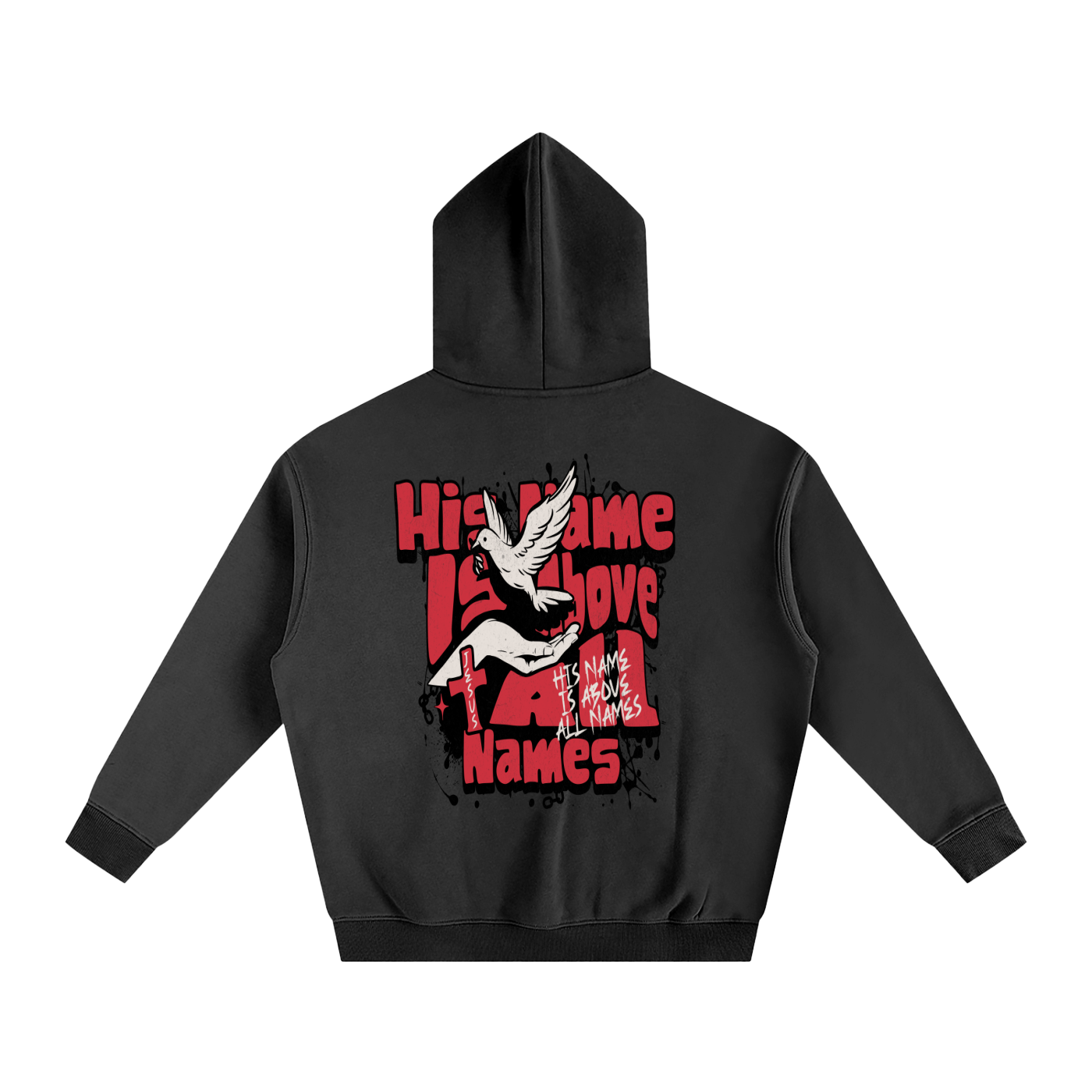 "Name above all Names" Oversized Fleeced Hoodie - Salt and Light Apparel Store