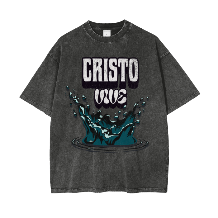 "Cristo Vive" Oversized T-Shirt - Salt and Light Apparel Store