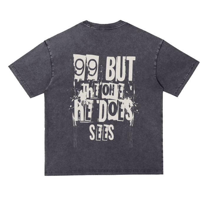 "99 But the one He Sees" Oversized T-shirt - Salt and Light Apparel Store
