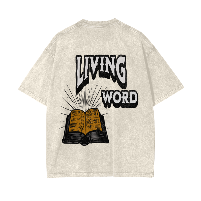 "Living Word" Oversized T-Shirt