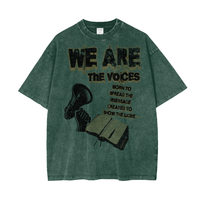 "We Are The Voices" Oversized T-Shirt