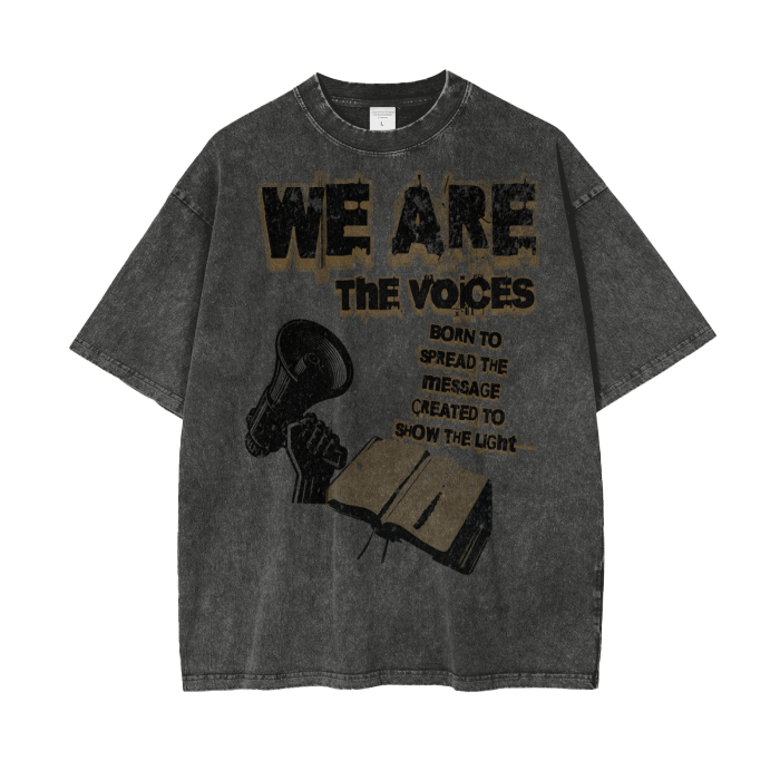 "We Are The Voices" Oversized T-Shirt