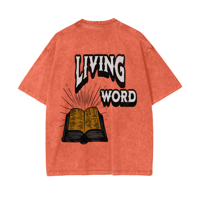 "Living Word" Oversized T-Shirt