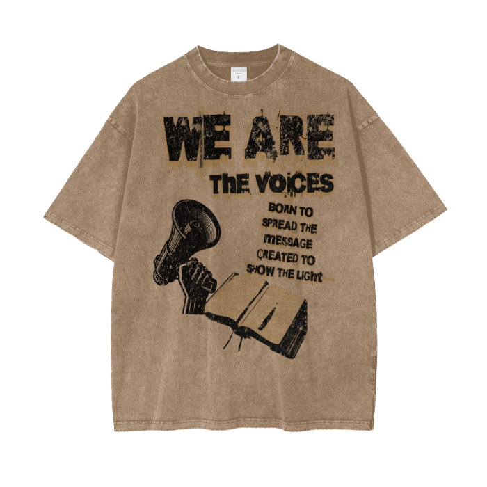 "We Are The Voices" Oversized T-Shirt