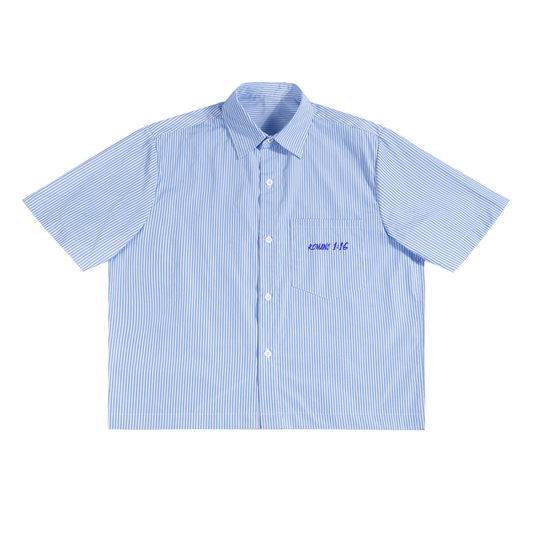 Unashamed – Oversized Stripe Boxy Shirt - Salt and Light Apparel Store