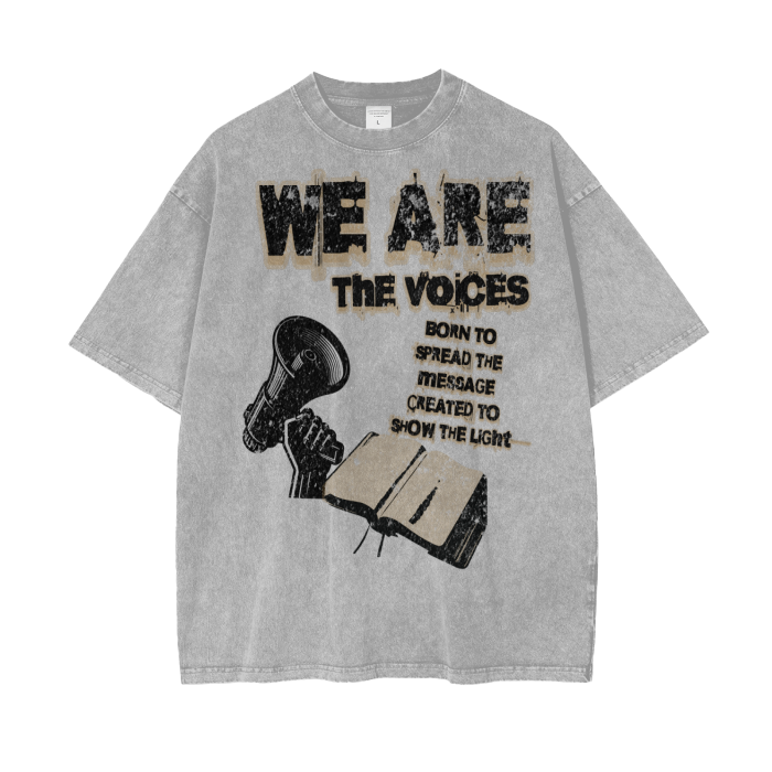 "We Are The Voices" Oversized T-Shirt